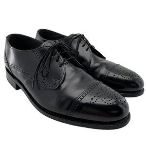 Dexter Mens Dress Shoes Size 8 M Black Leather Brogue Oxford  Classic Style Made